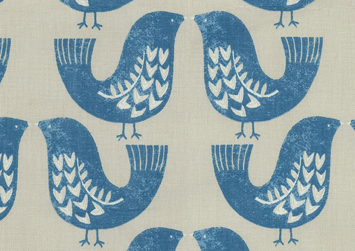 Scandi Birds, Capri - Roman Blind - Image 6